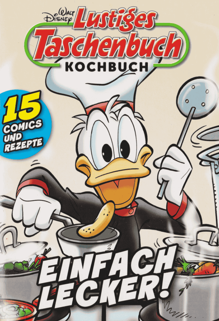 Lustiges Taschenbuch Kochbuch - Beispielfoto